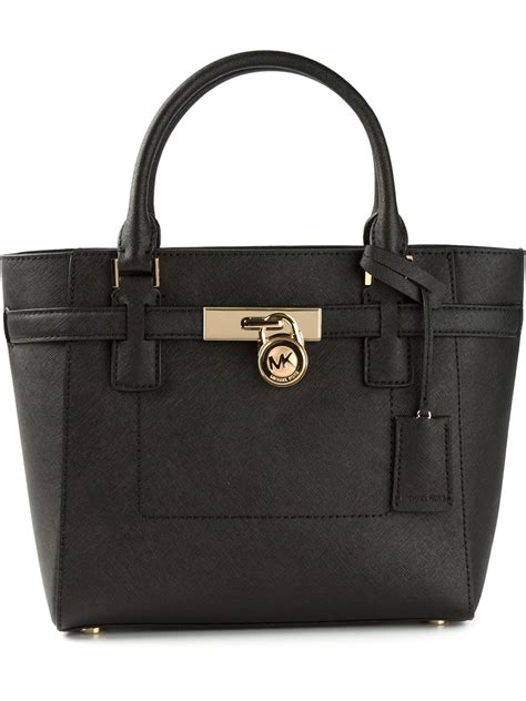 michael kors hamilton medium tote black|Michael Kors nouveau Hamilton bag.